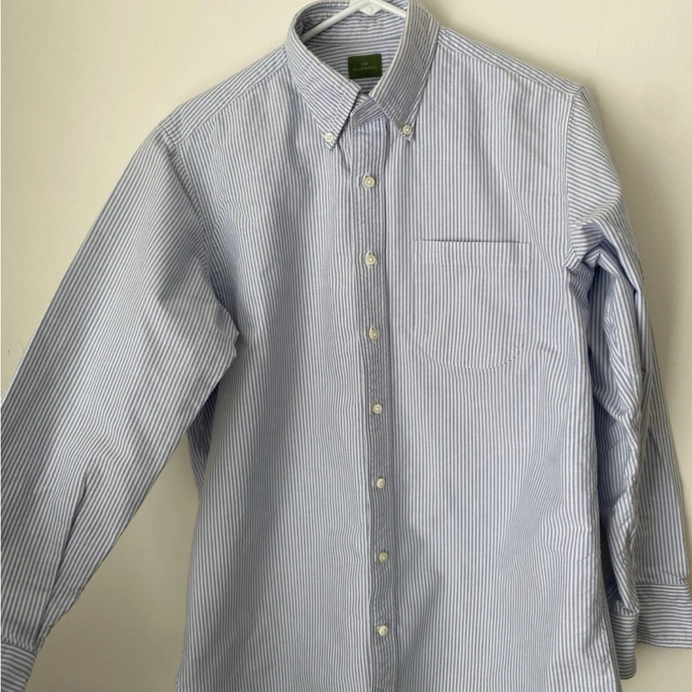 Sid Mashburn Blue Striped Men's Shirt